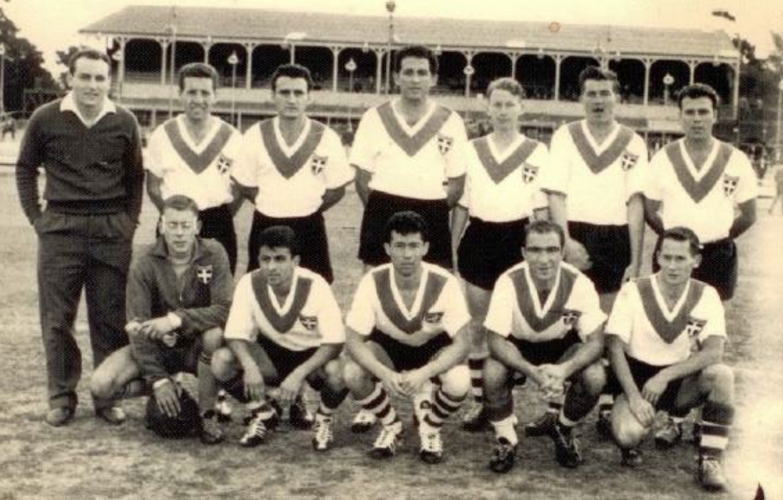 Hellas Football Club at the South Melbourne Cricket Ground c1960